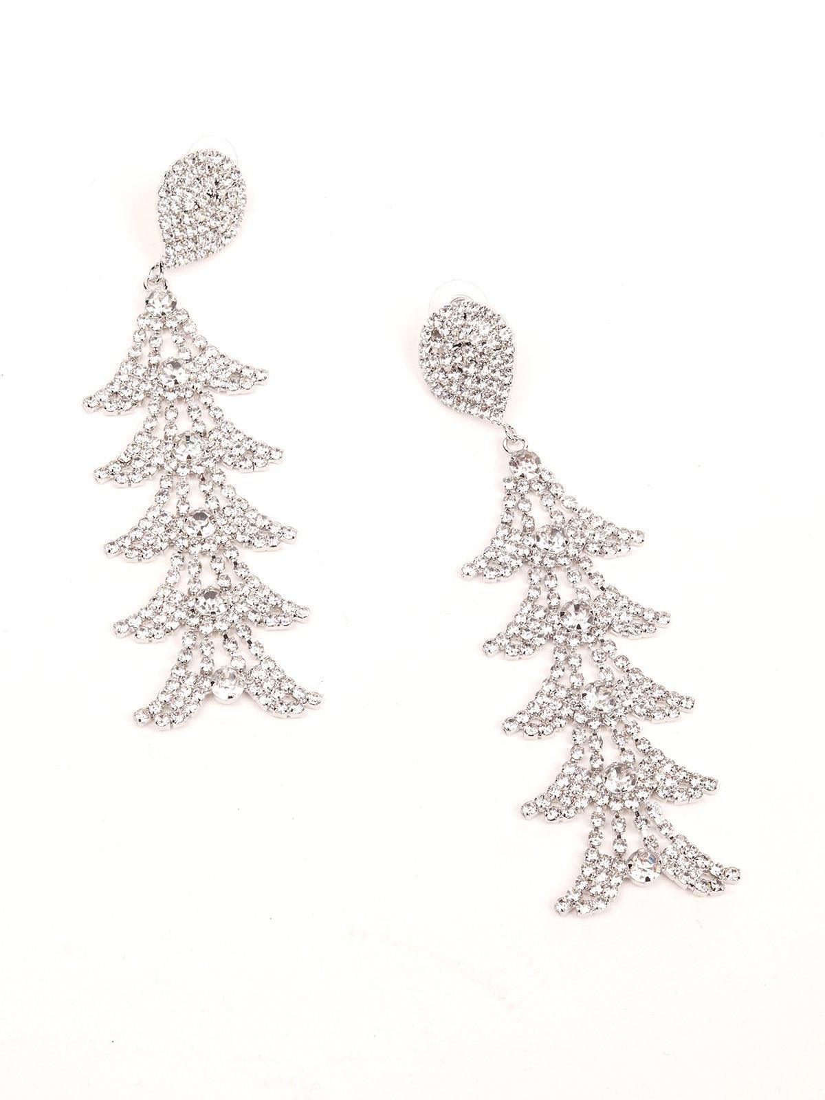 Gorgeous Crystal layered earrings - Odette