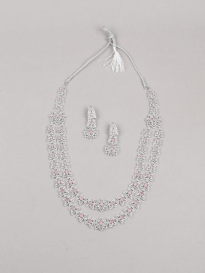 Gorgeous Double Layered Necklace Set - Odette