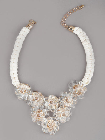 Gorgeous Floral Statement Neckpiece - Odette