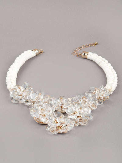 Gorgeous Floral Statement Neckpiece - Odette