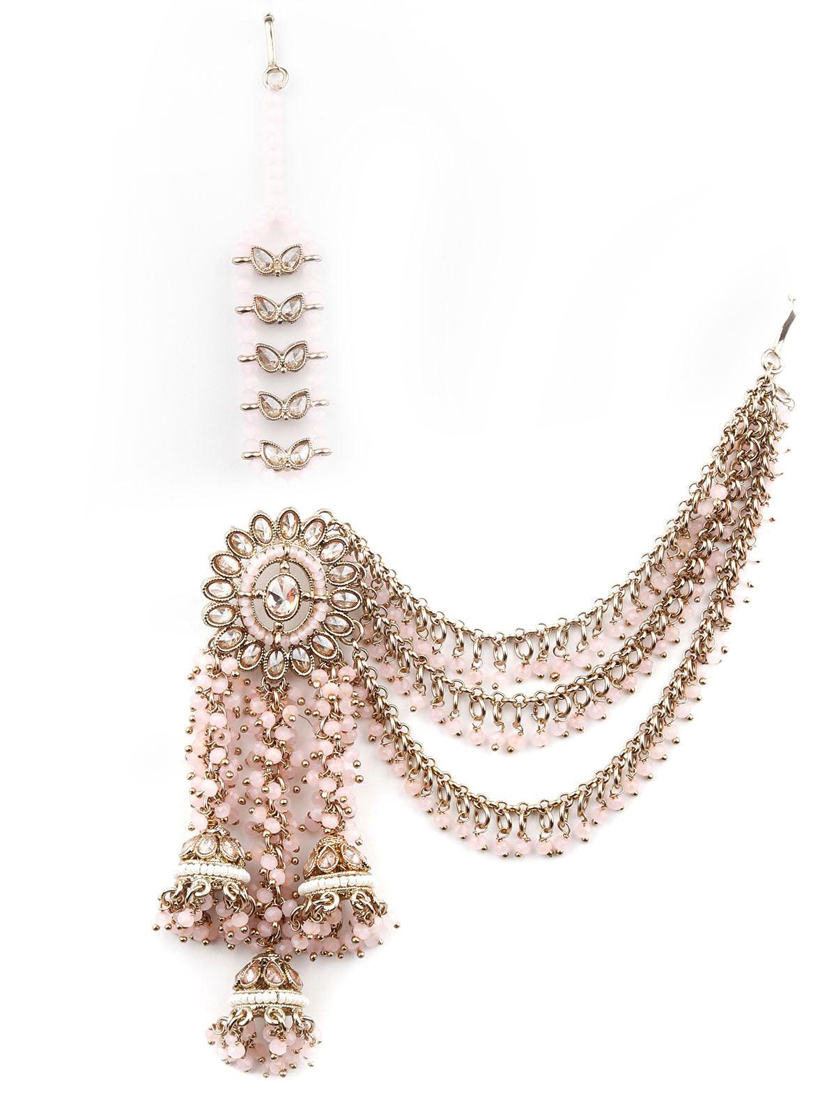 Gorgeous fully embellished ear chain - Odette