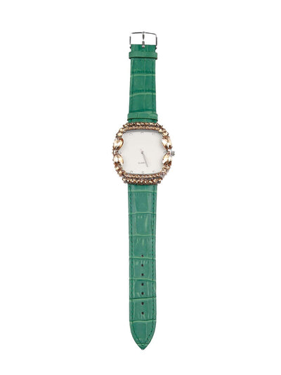Gorgeous green wrist watch - Odette