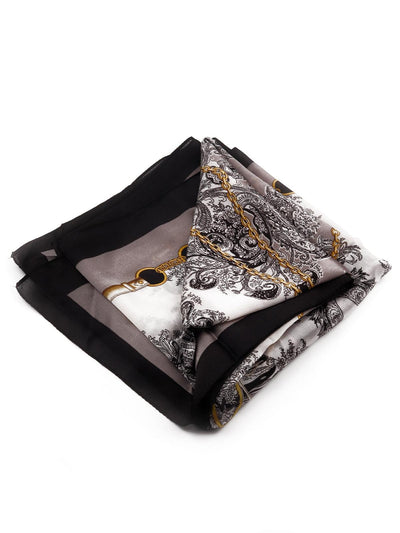 Gorgeous multicoloured floral printed scarf - Odette