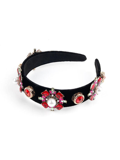 Gorgeous Red Sapphire Hairband - Odette