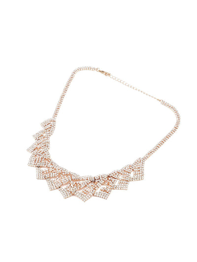 Gorgeous studded princess necklace for women - Odette