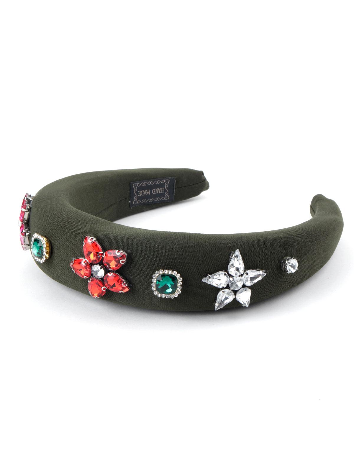 Green Soft Hassle-Free Hairband - Odette