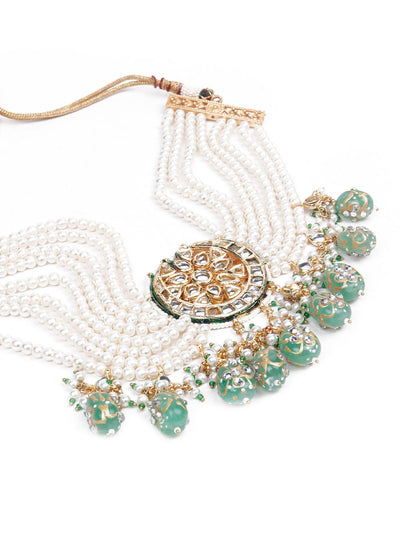 Green stunning royal jewellery set - Odette