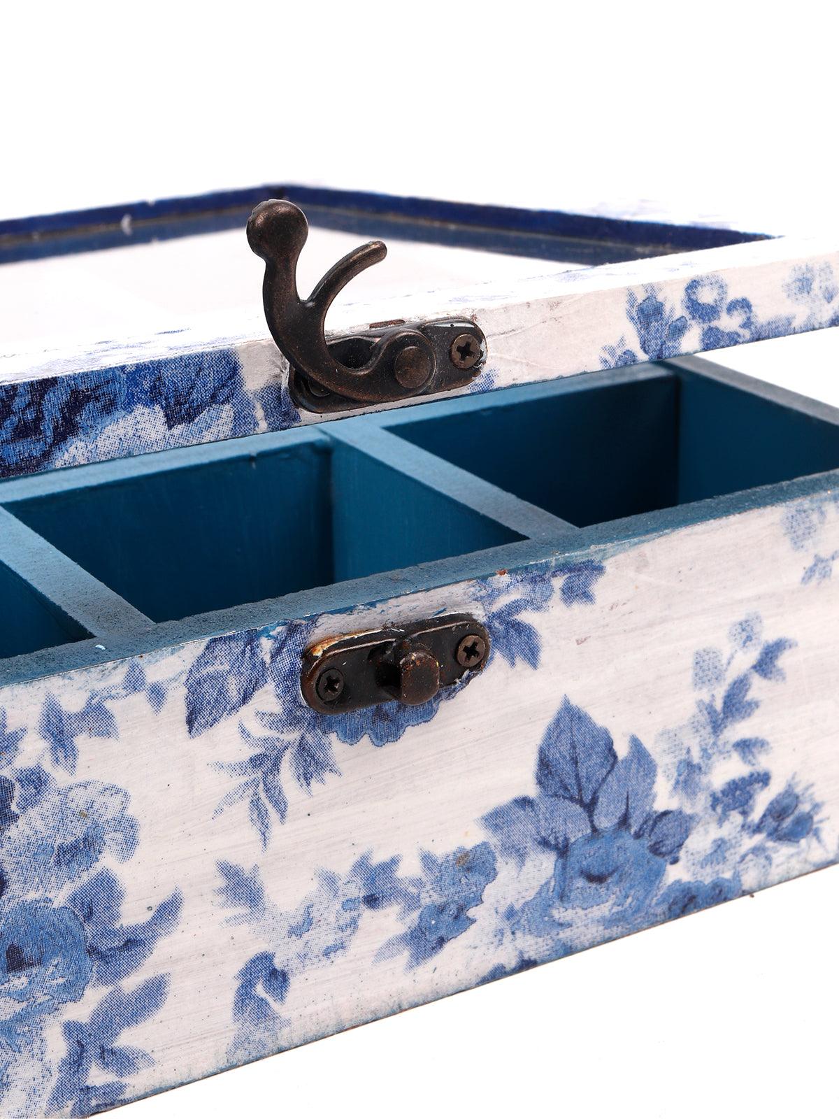 Handcrafted Decorative Floral Design Multipurpose Box - Odette