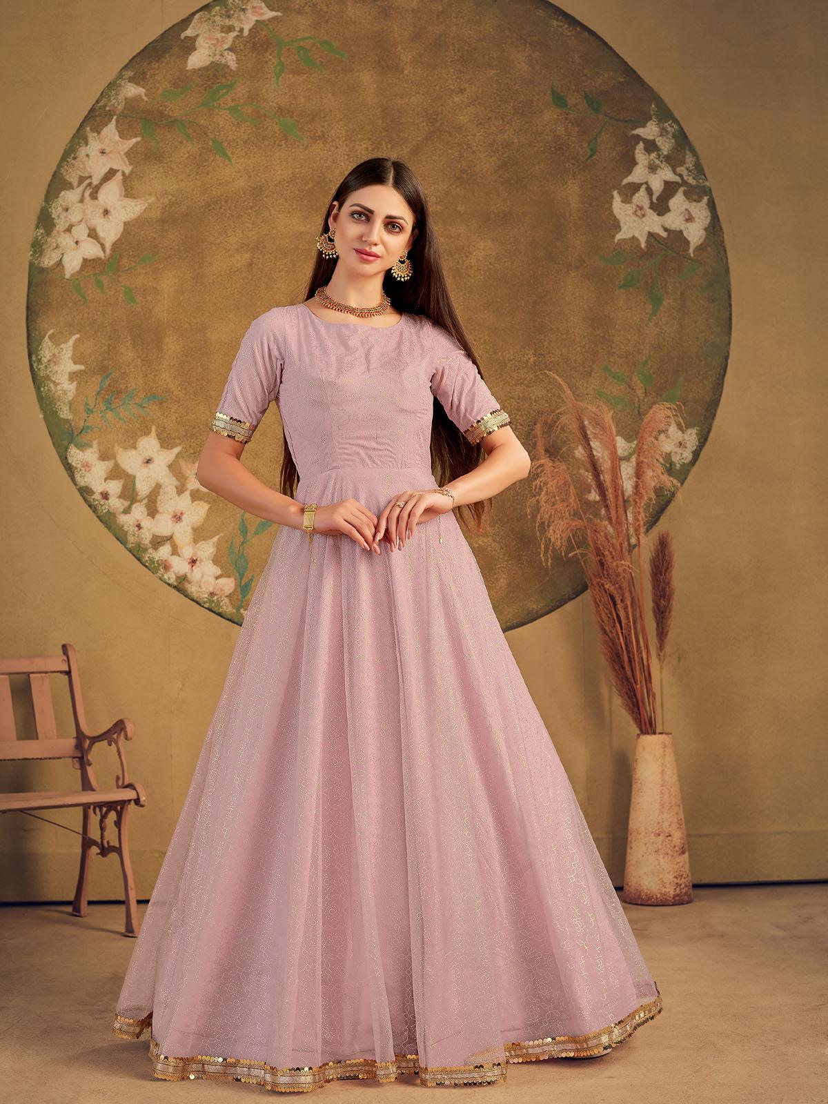 Butterfly Net - Anarkali Dress Salwar Kameez - Indian Dress - C515C |  Fabricoz USA