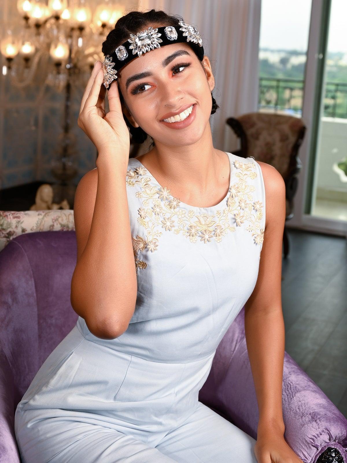 Buy Jewelled Crystal-Embellished Hairband – Odette