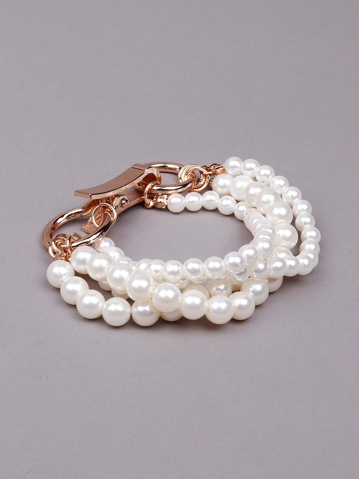 Layered exquisite pearl bracelet - Odette
