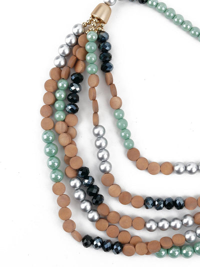 Layering Multi-Coloured Trendy Necklace - Odette
