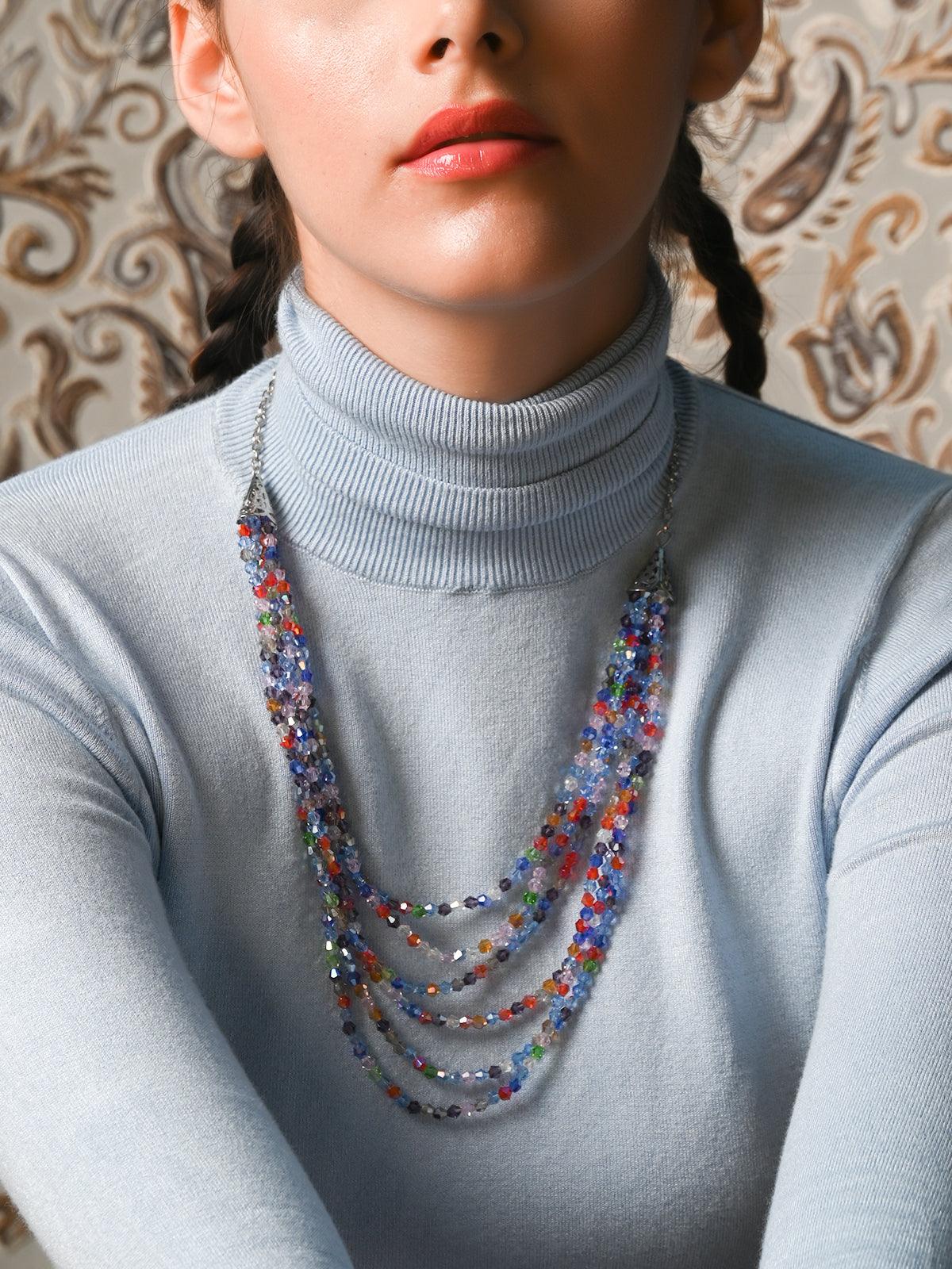 Love Adorned Multicolour Necklace - Odette