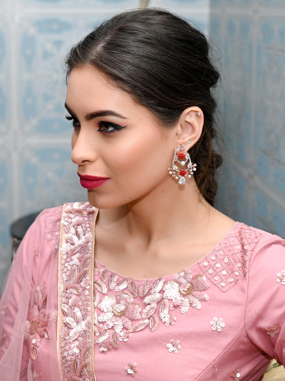 Karishma Tanna wearing earrings from Jewellery Designer Shillpa Purii  RITZ