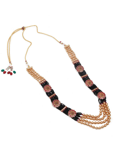 Marvel in Beads - Choker and Long Necklace set - Odette