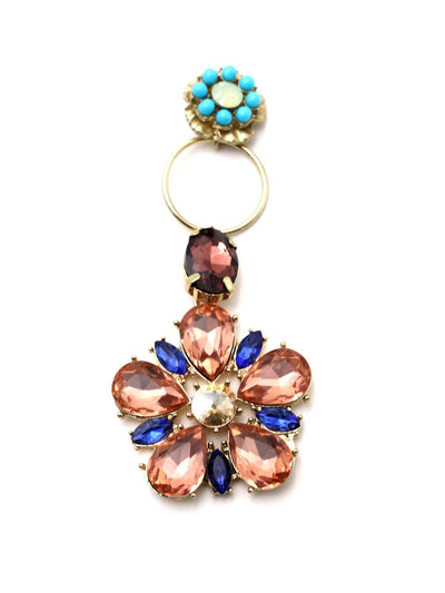 Multi-Coloured Floral Dangle Earrings! - Odette