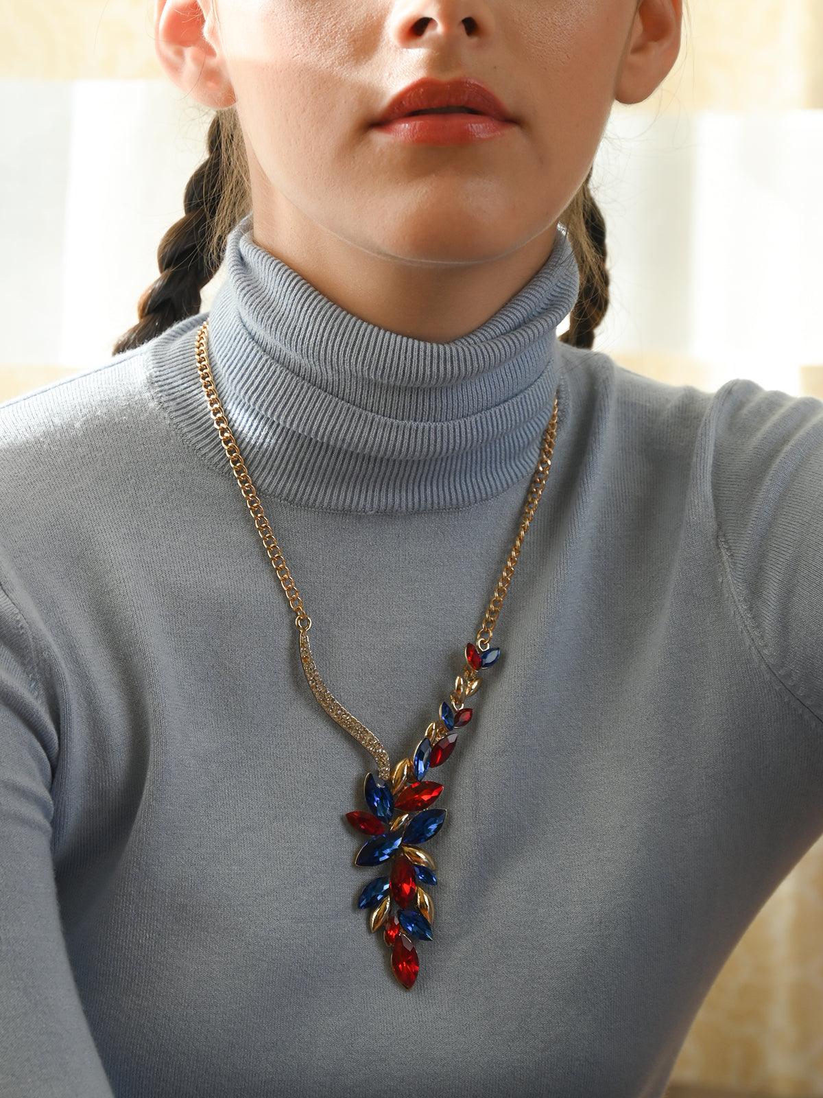 Multicolour Modern Necklace - Odette