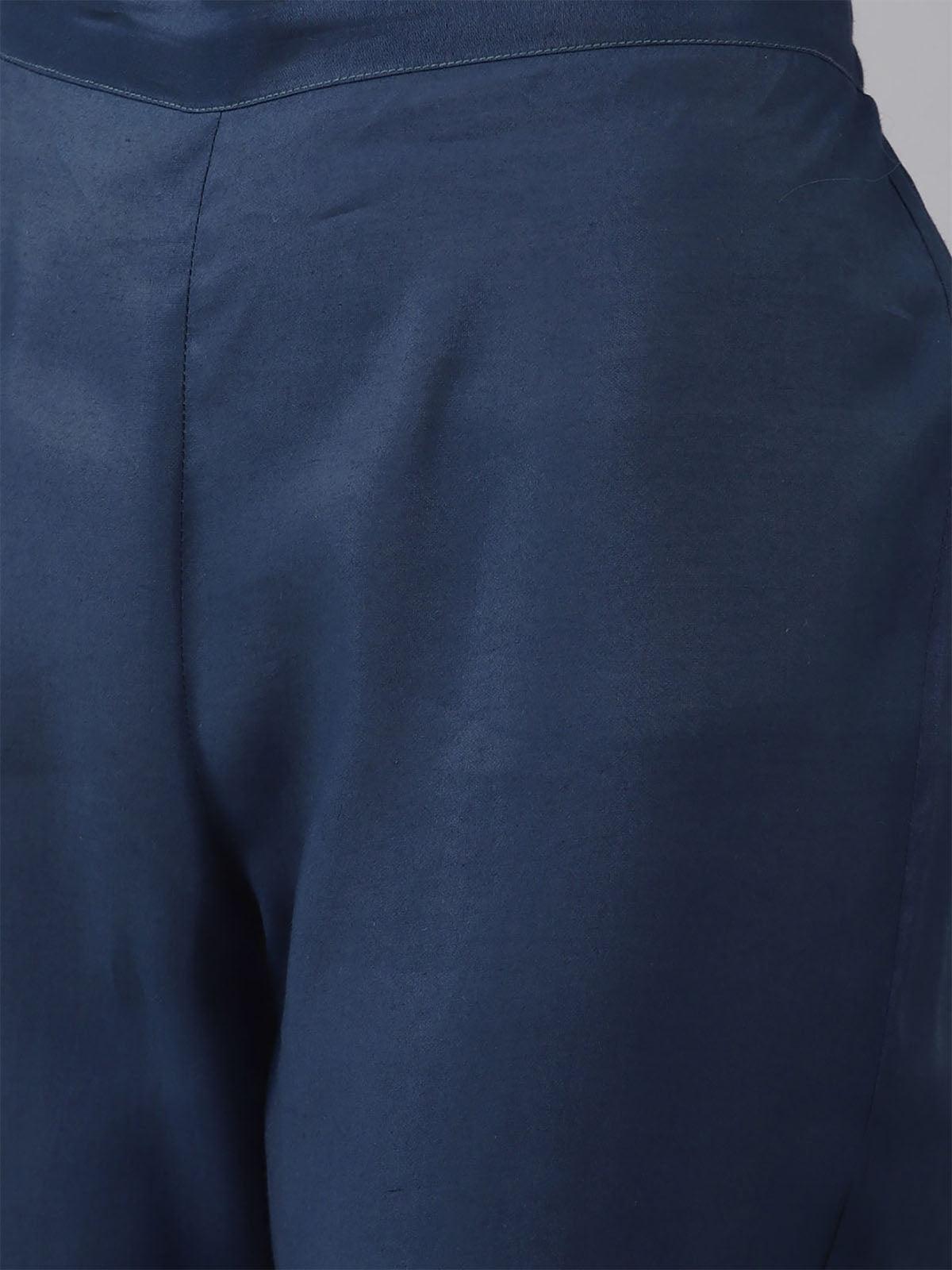 Brushed Cotton Trouser - Navy — Jack Davison Bespoke