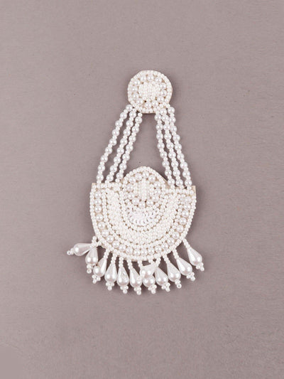 Necklace shape Pearl earring - Odette