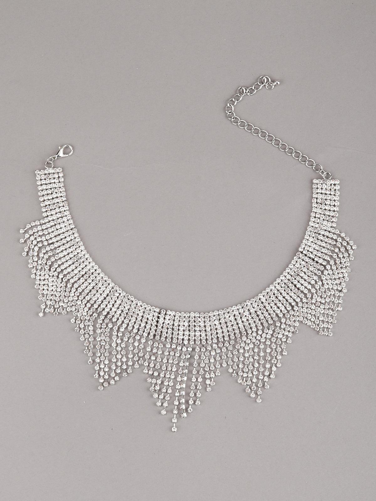 Nora Beautifying Crystal Choker Necklace - Odette