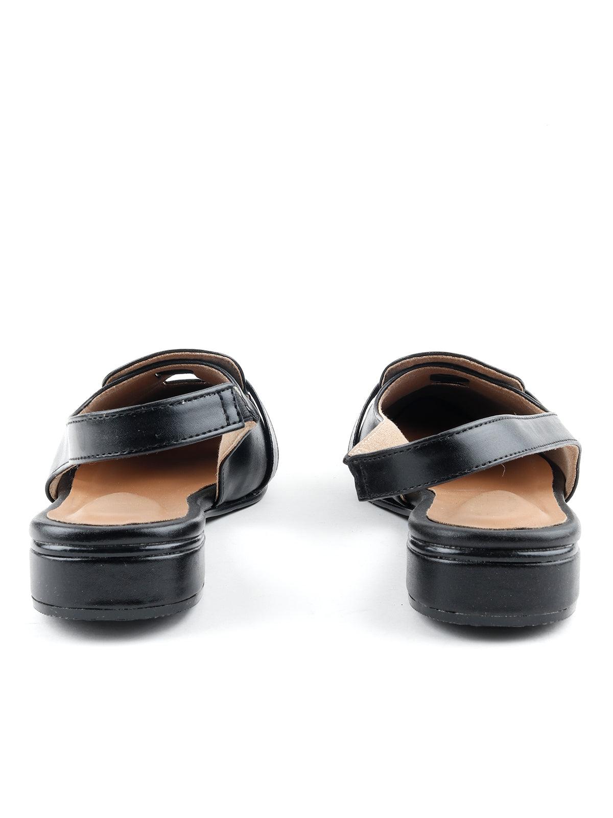 Odette Sophisticated Black Loafers - Odette