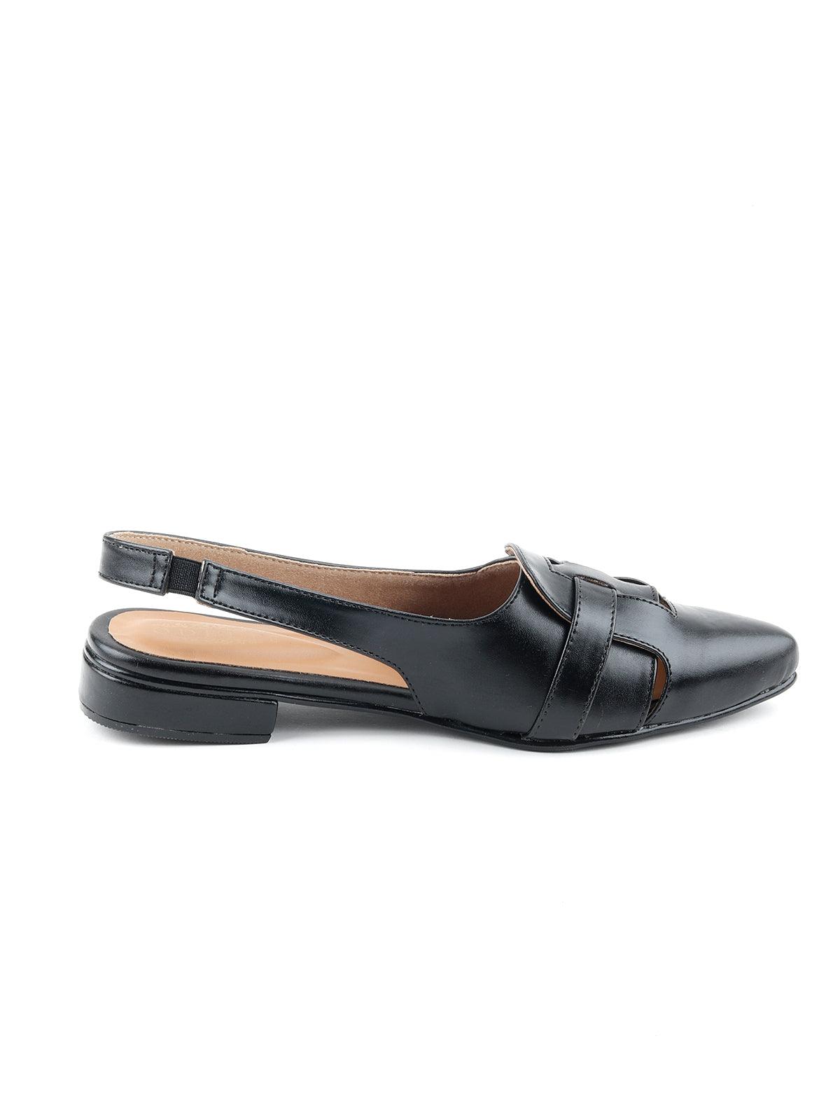 Odette Sophisticated Black Loafers - Odette