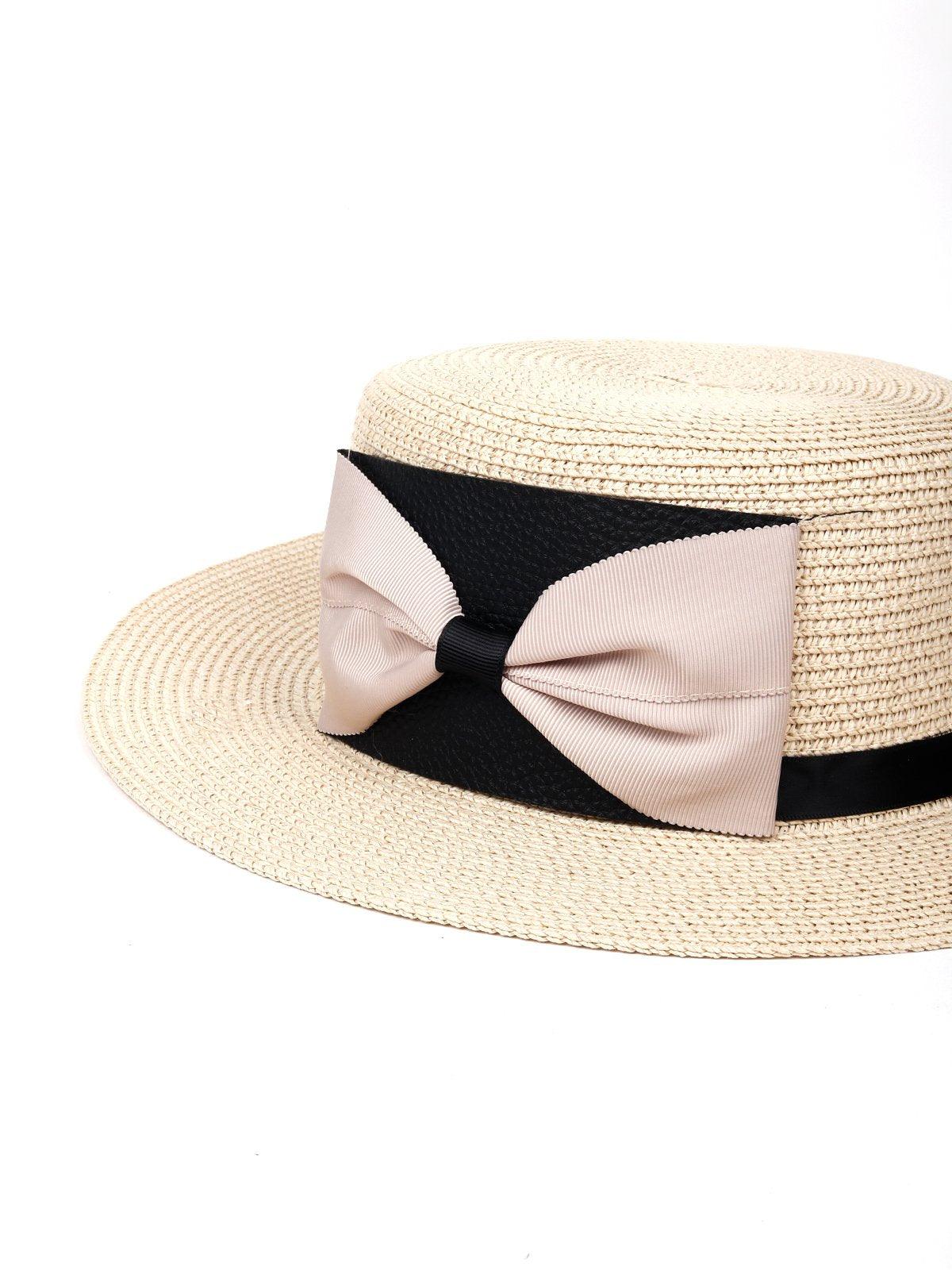 Off-White Summer Bow Hat - Odette