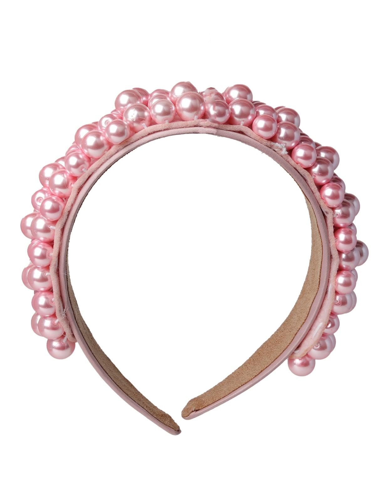 Oh So Pink! Beaded Hairband - Odette