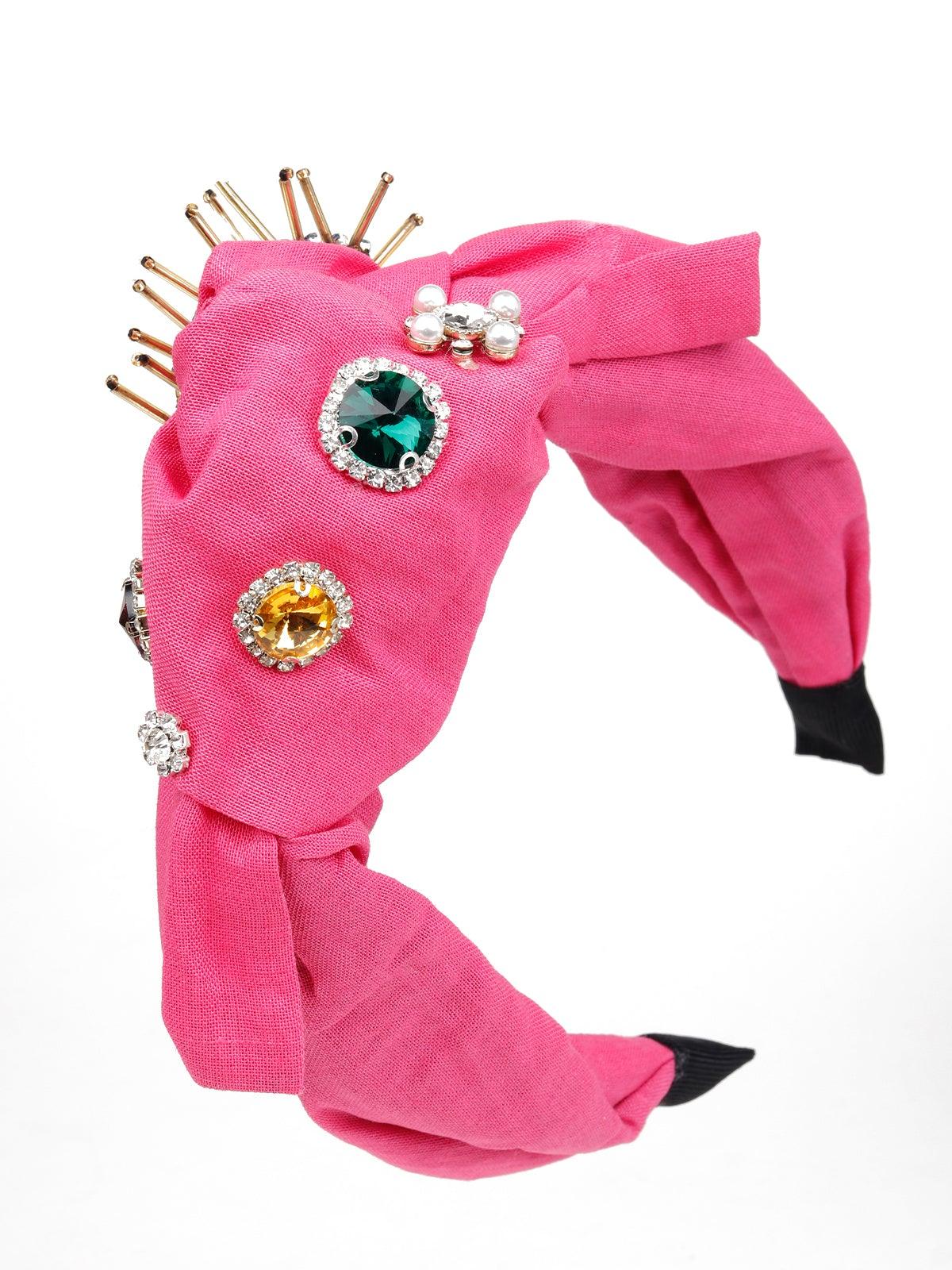 Oh So Pink Evil Eye Protection Hairband - Odette