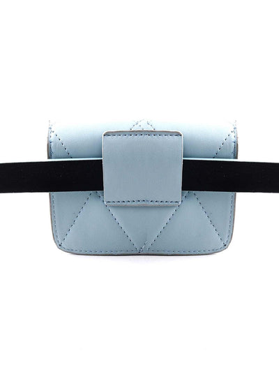 Pastel blue studded belt bag - Odette
