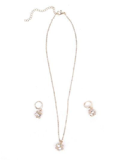 Pendant necklace set-Gold - Odette