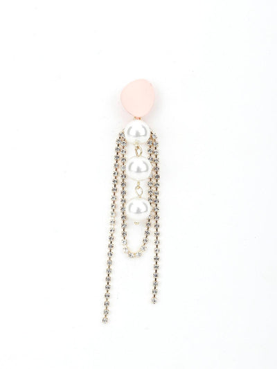 Pink Modish Dangle Earrings - Odette