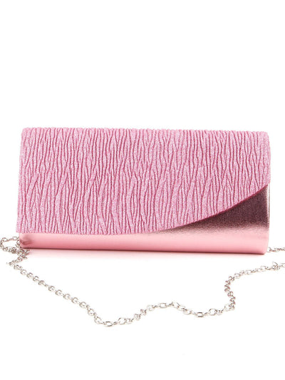 Pink Shimmer Envelope Clutch! - Odette