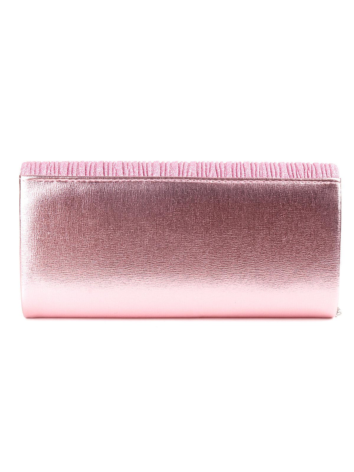 Pink Shimmer Envelope Clutch! - Odette