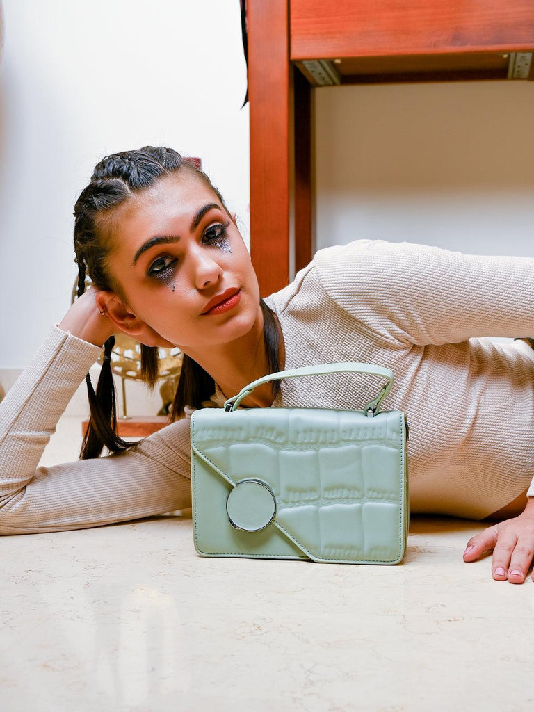 Pistachio green online bag