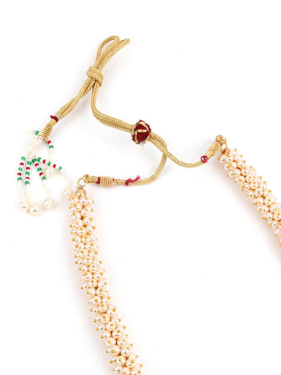 Pretty Kundan and Pearls Jewellery Set - Odette