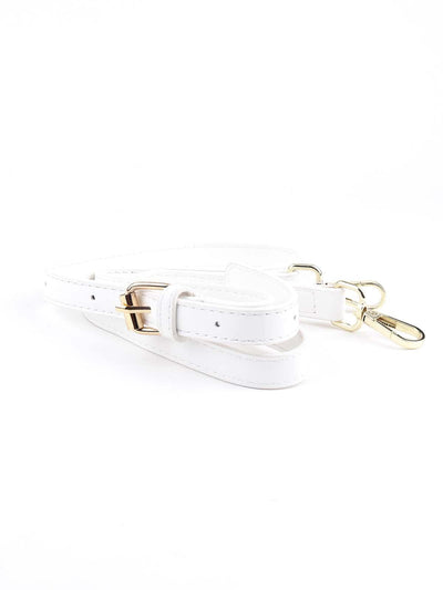 Pure white chunky chain sling bag - Odette