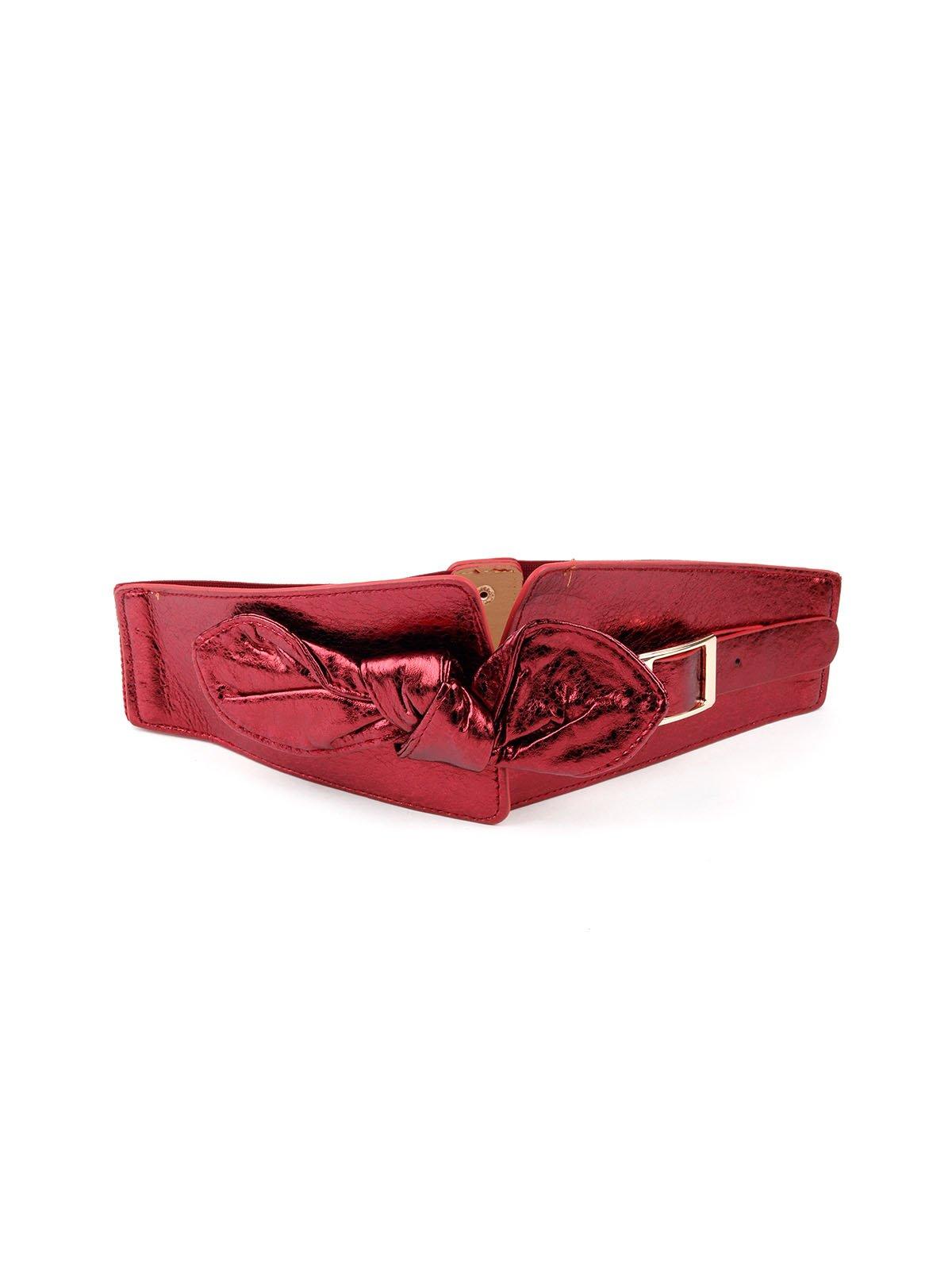 Red Belt With Red Bow - Odette