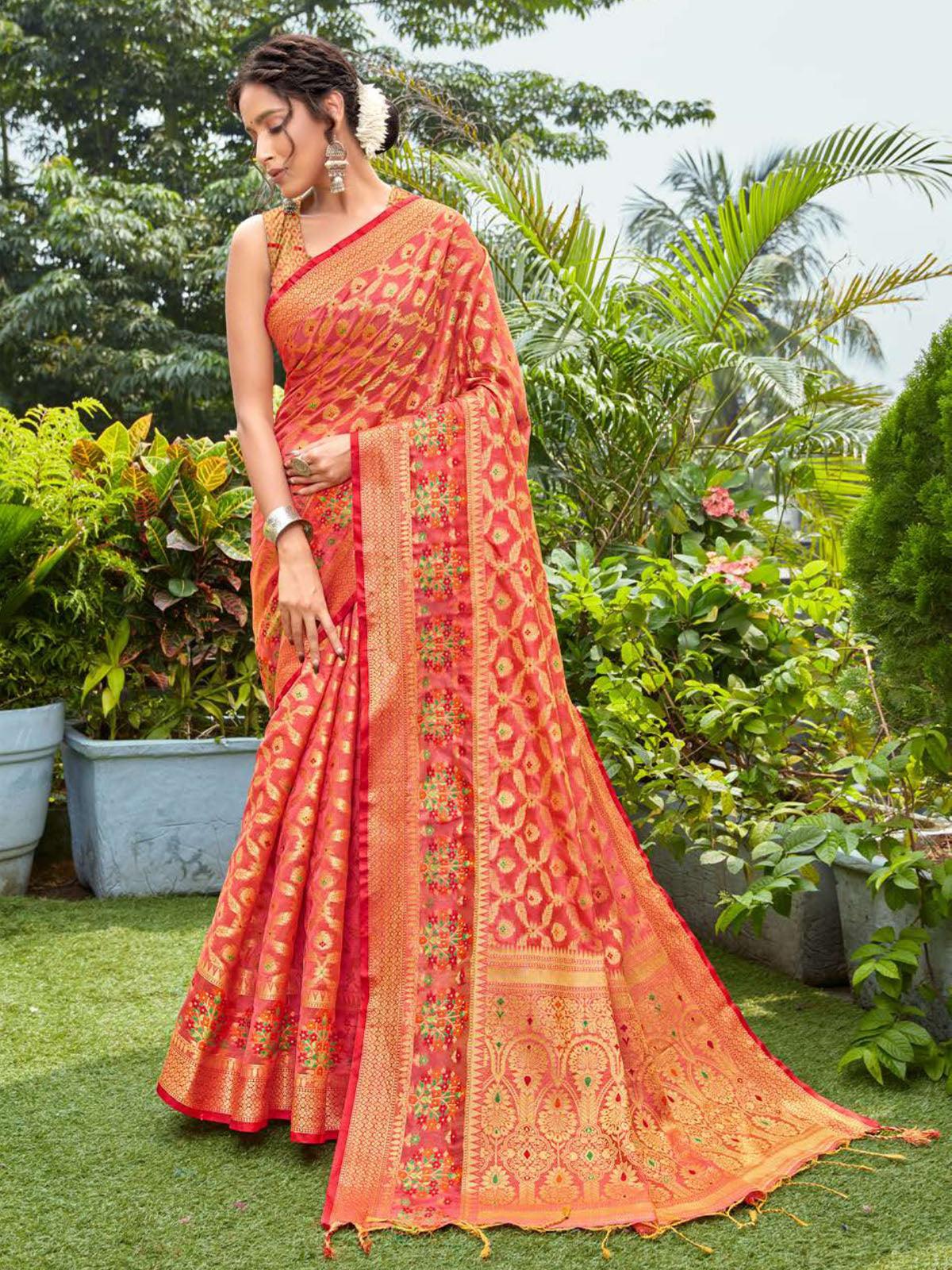 Cotton Silk Chanderi Saree - Designer Sarees Rs 500 to 1000 - SareesWala.com