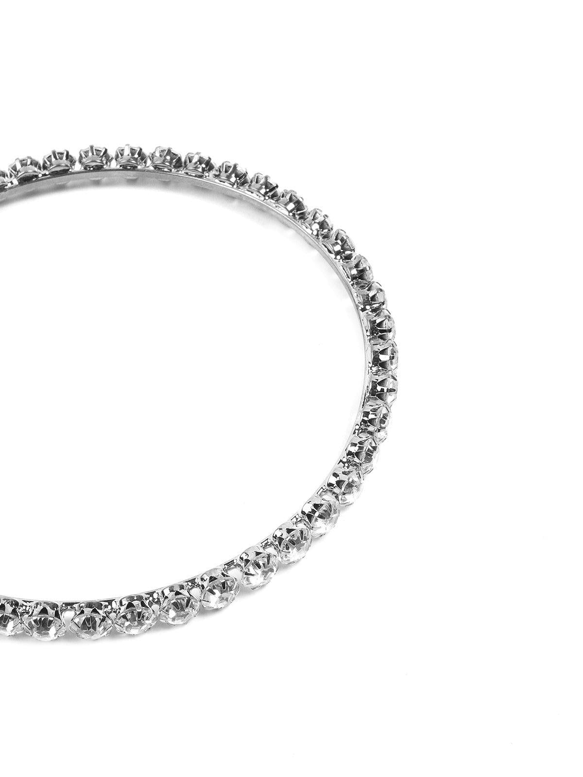 Round Silver Tone Hoops! - Odette