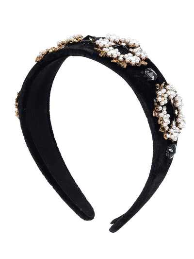 Rounded Clustered Hairband - Odette