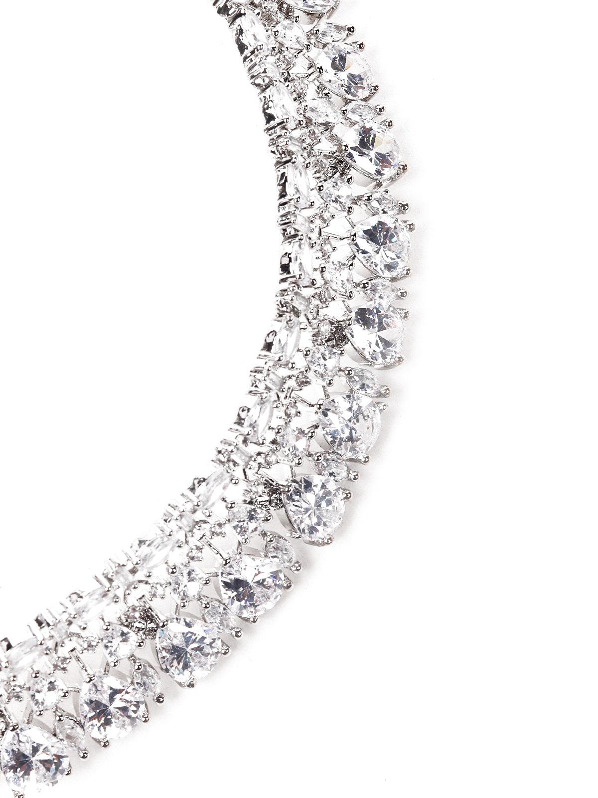 Royal Crystal Necklace Set - Odette