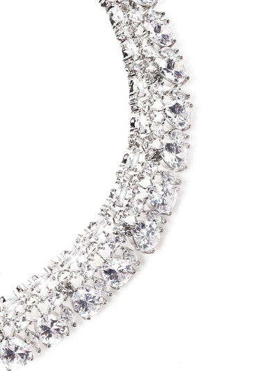 Royal Crystal Necklace Set - Odette
