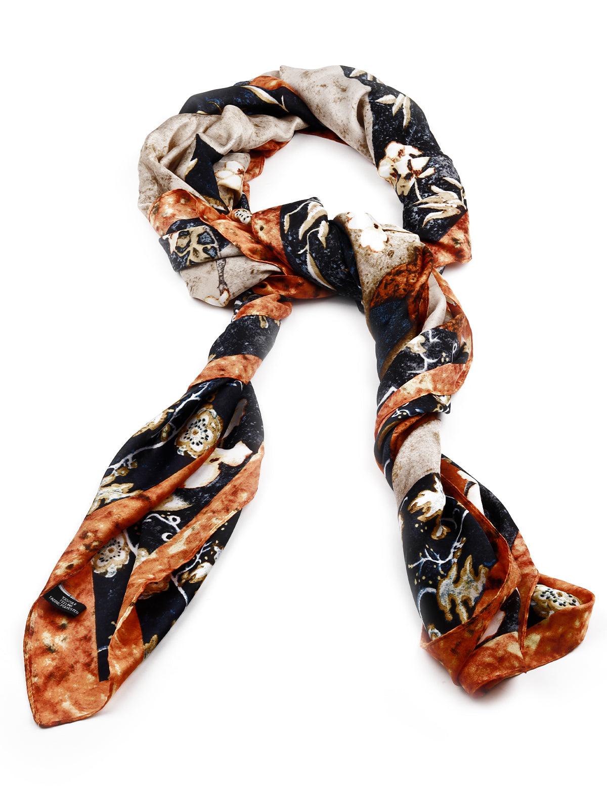 Rust colour gorgeous soft smooth scarf for women - Odette