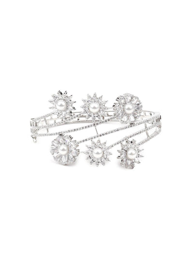 Silver diamanté gorgeous bracelet - Odette