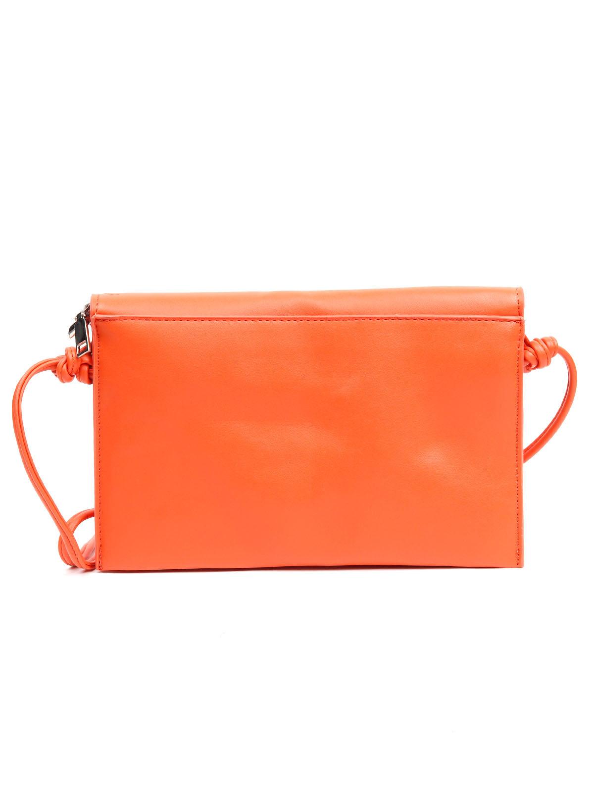 Smooth orange colour sling bag - Odette