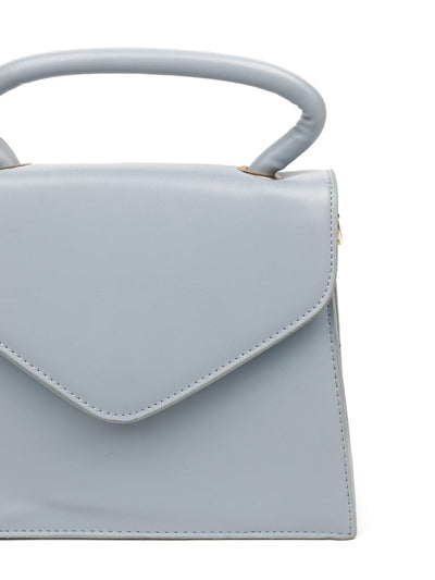 Solid dusk blue sling bag for women - Odette