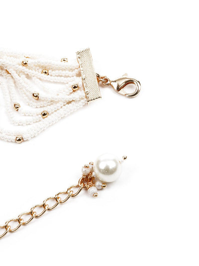 Stunning Embellished Gold Bracelet - Odette
