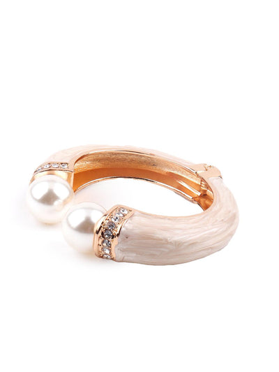 Stunning gold Kada bracelet for women - Odette
