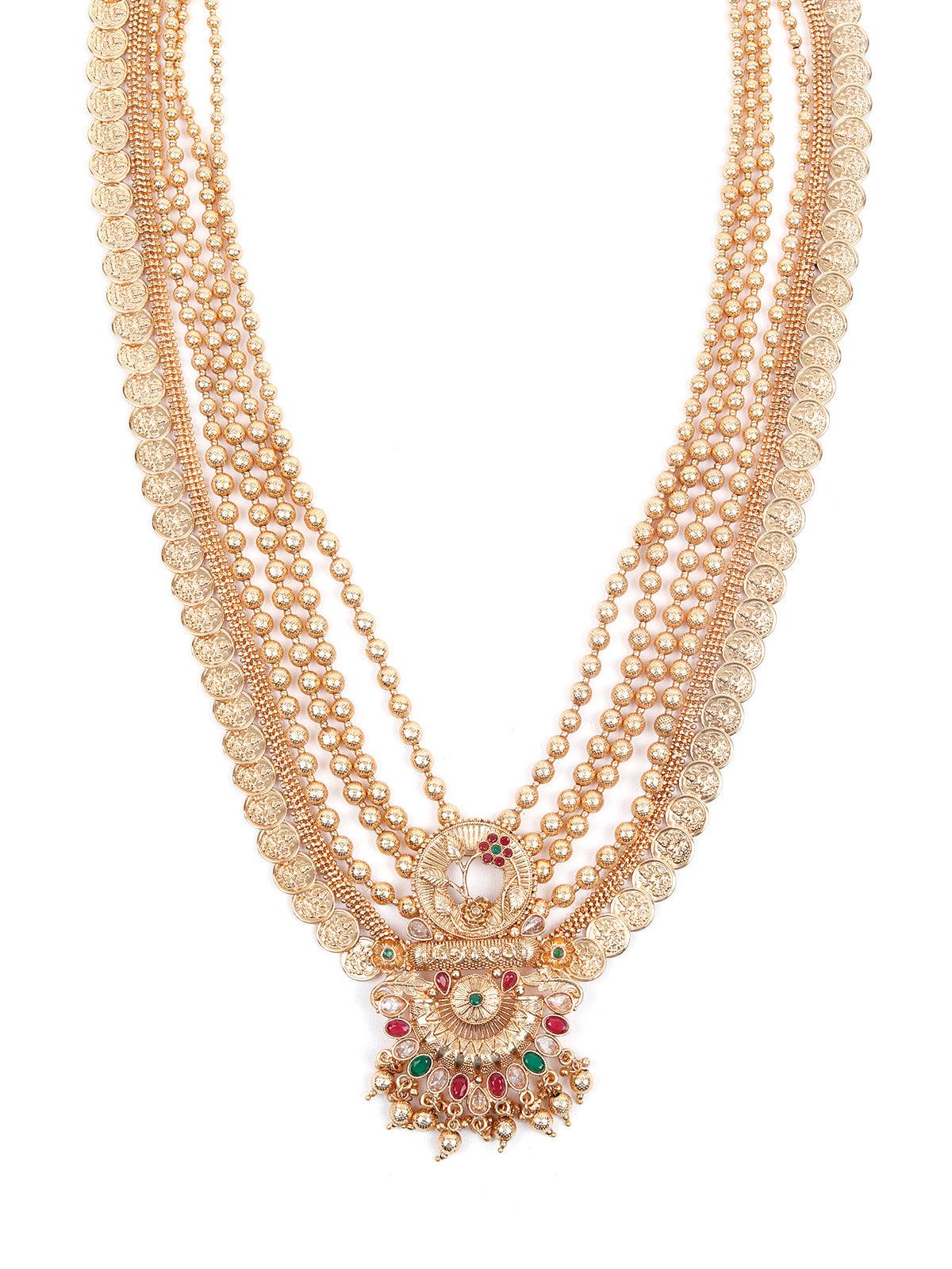 Stunning Gold Necklace Set for Women - Odette